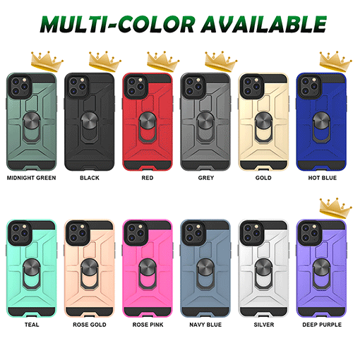 Vỏ điện thoại bảo vệ cấp quân sự với chân đế từ tính