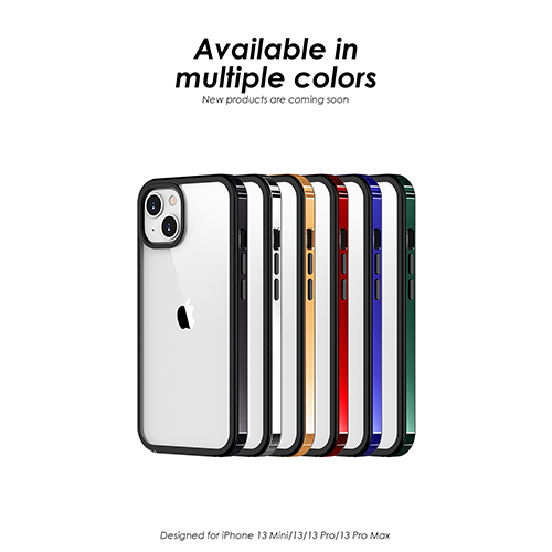 Viền kim loại sáng bóng với điện thoại TPU